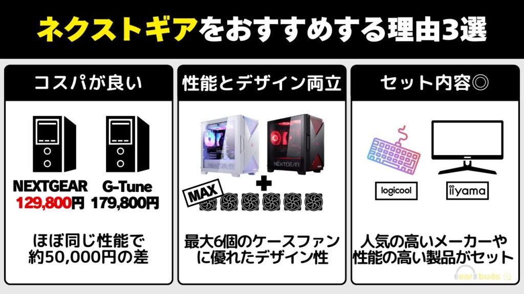 ネクストギア　おすすめ　3選