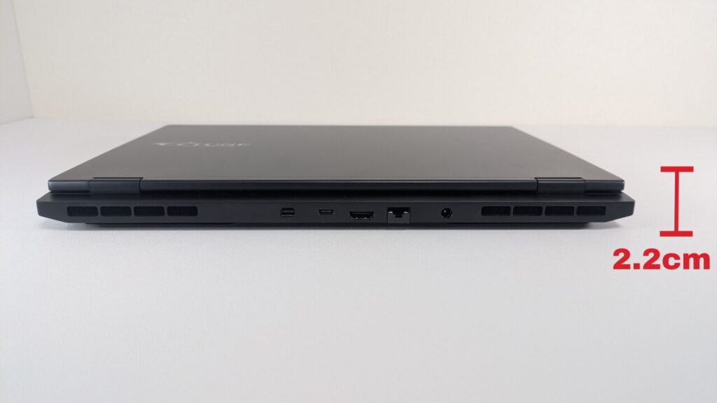 G TUNE E5-I7G50BK-B　高さ