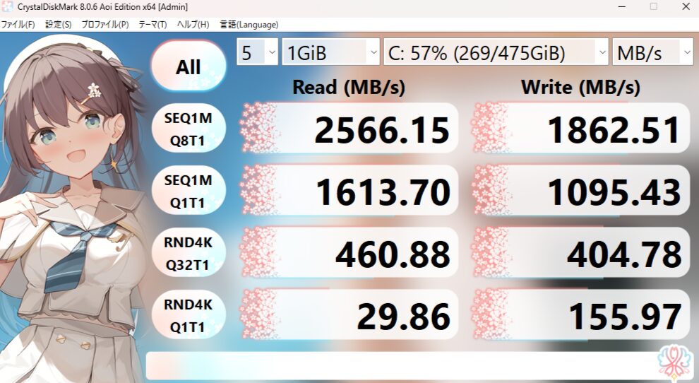 1TB（SSD）