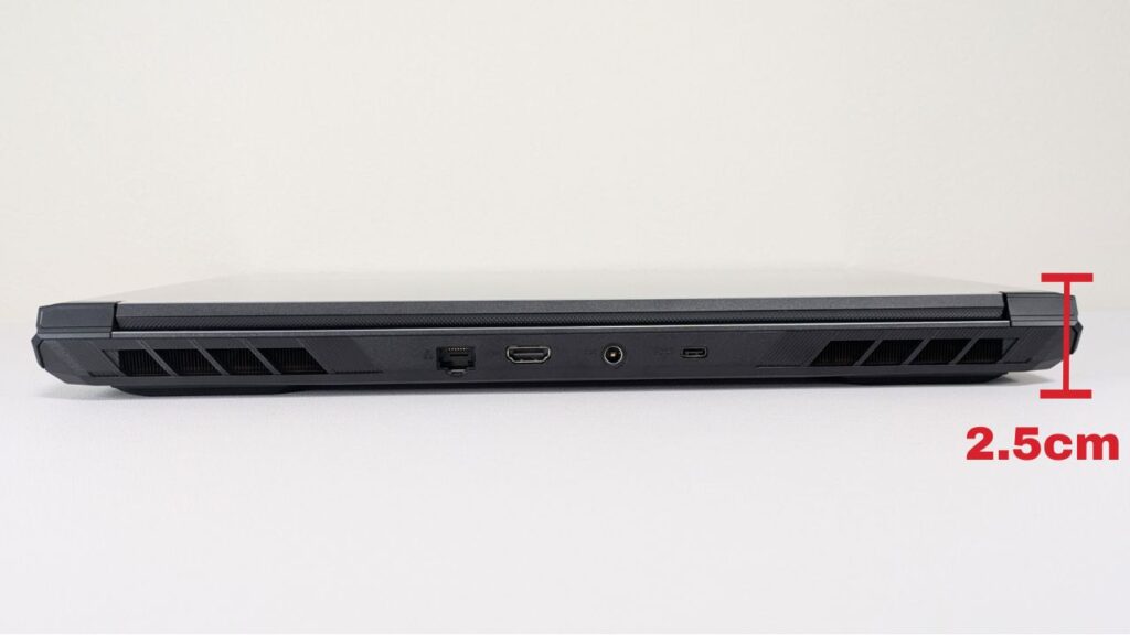 DAIV R6-I7G50SR-A　背面