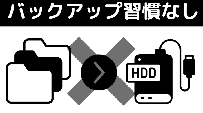 ドスパラ　データ復旧安心サービス 必要-バックアップの習慣無し