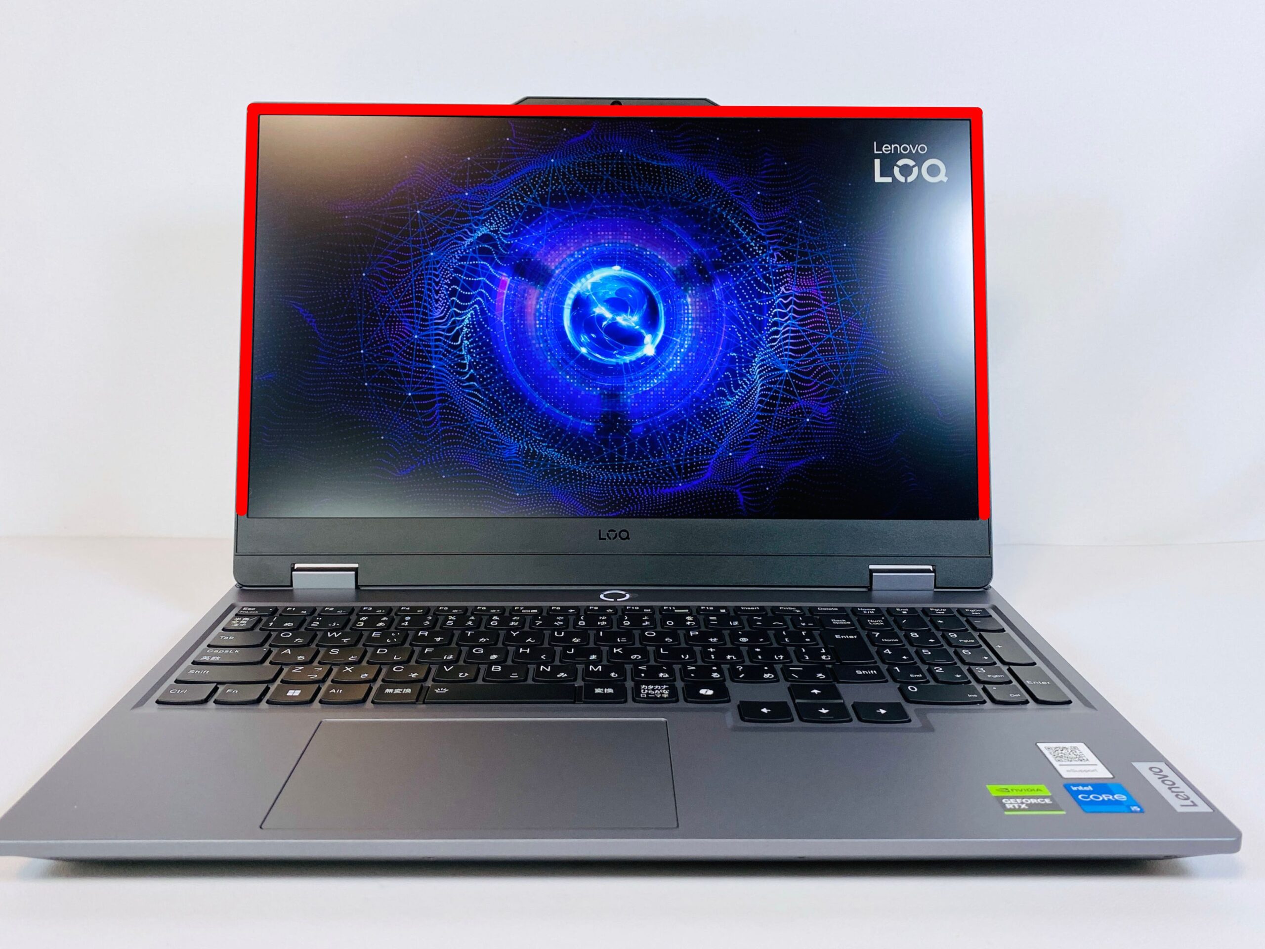 Lenovo LOQ 15IRX9　レビュー　ディスプレイ