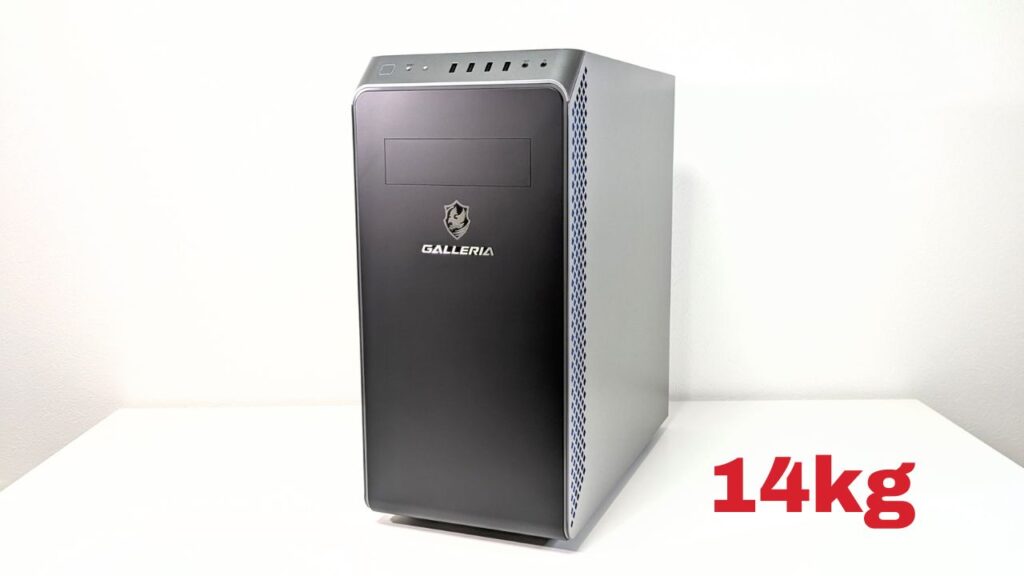 GALLERIA ZA7R-R58 9800X3Dレビュー 製品外観