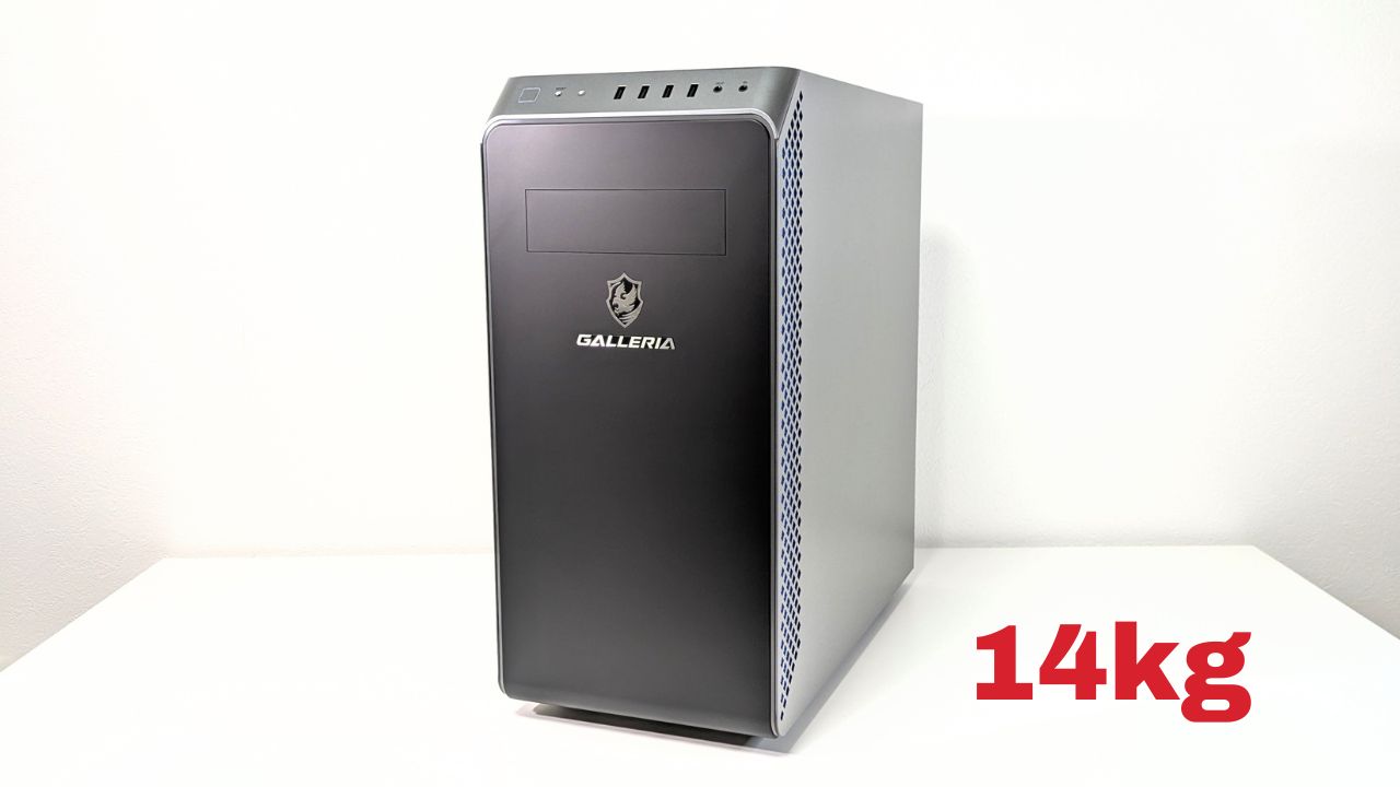 GALLERIA ZA7R-R58 9800X3Dレビュー 製品外観