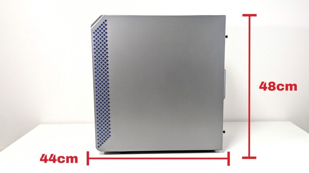 GALLERIA ZA7R-R58 9800X3Dレビュー 製品外観