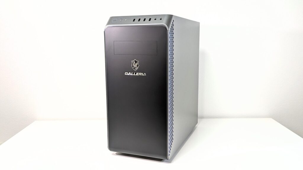 GALLERIA ZA7R-R58 9800X3D　レビュー　製品外観