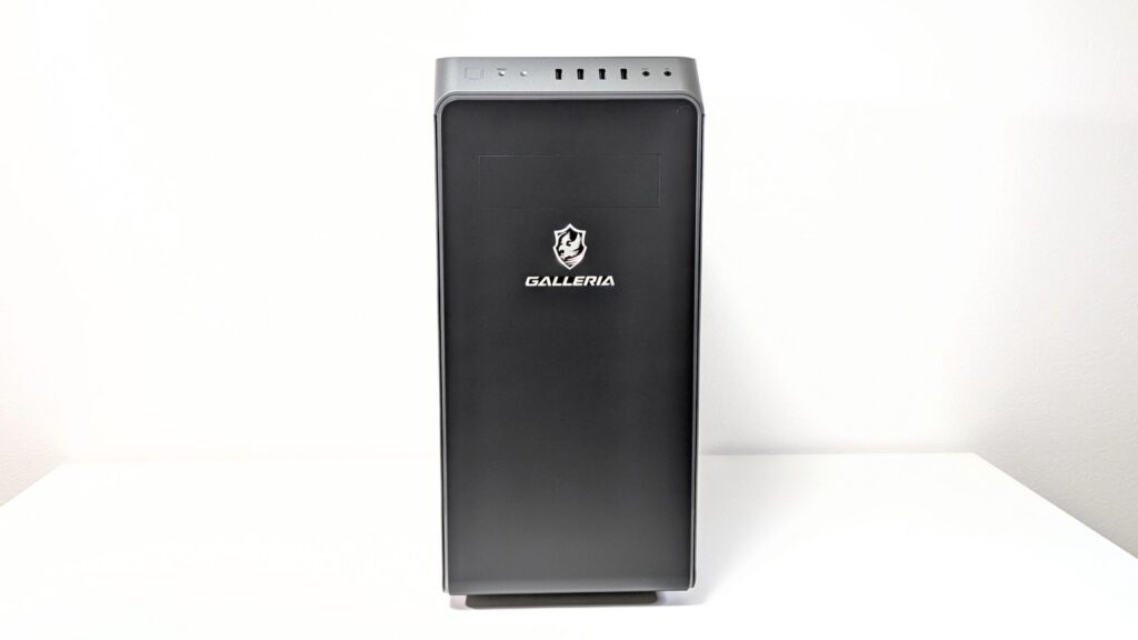 GALLERIA ZA7R-R58 9800X3D　レビュー　製品外観（正面）