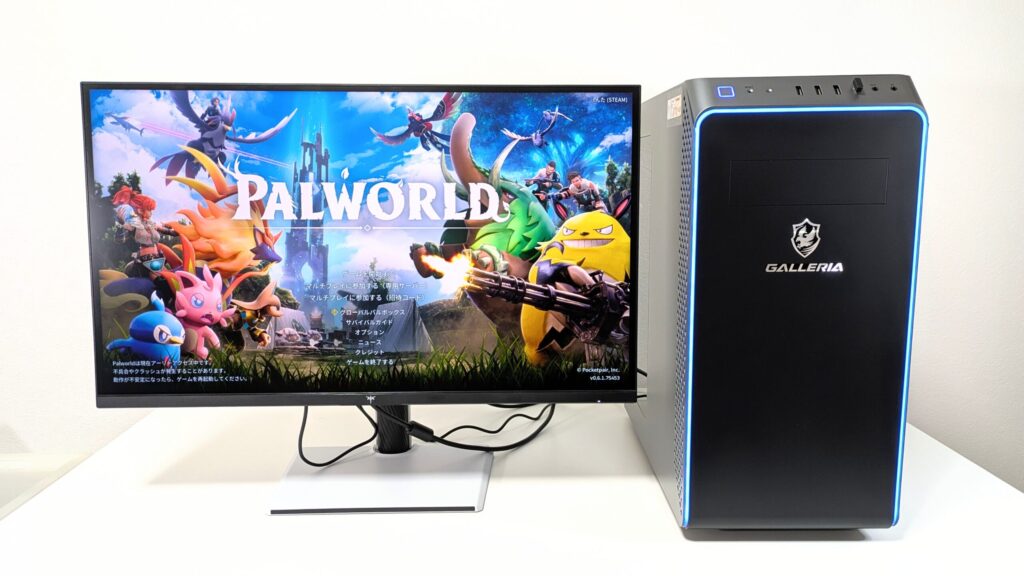 GALLERIA ZA7R-R58 9800X3Dレビュー パルワールド
