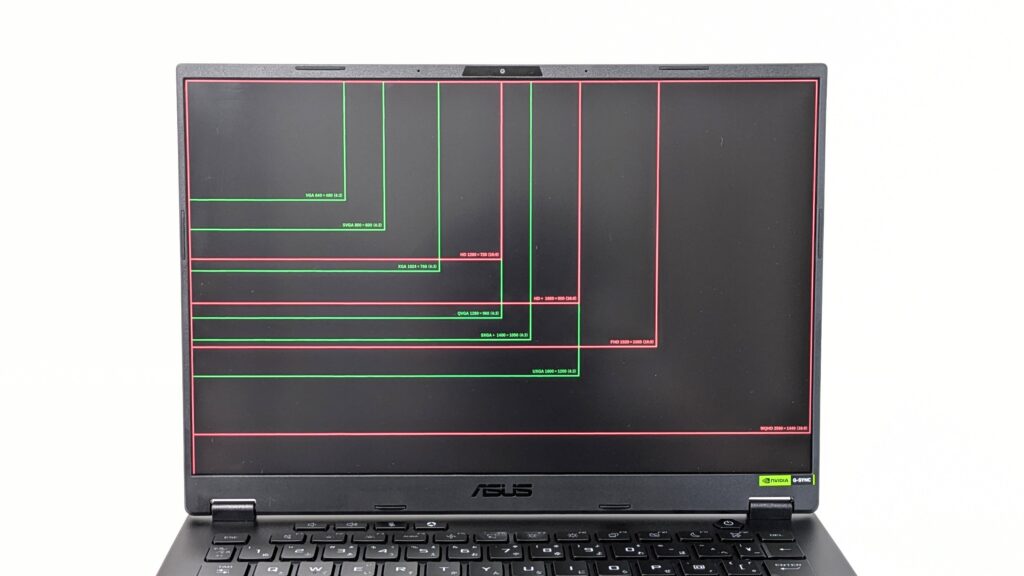 ASUS TUF Gaming A14 FA401KM　ディスプレイ　解像度