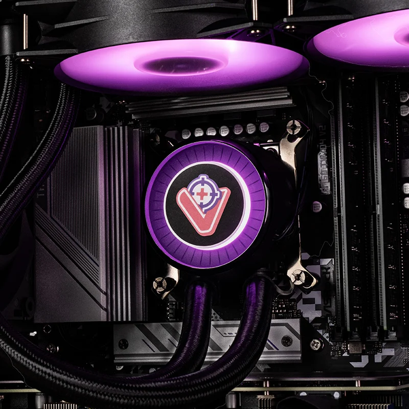 葛葉 コラボPC いつ-ぶいすぽっ!コラボCPUクーラーヘッド