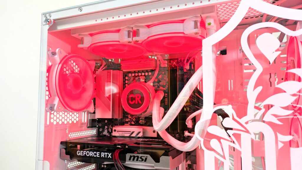 CRコラボPC　外観　電源オンの状態