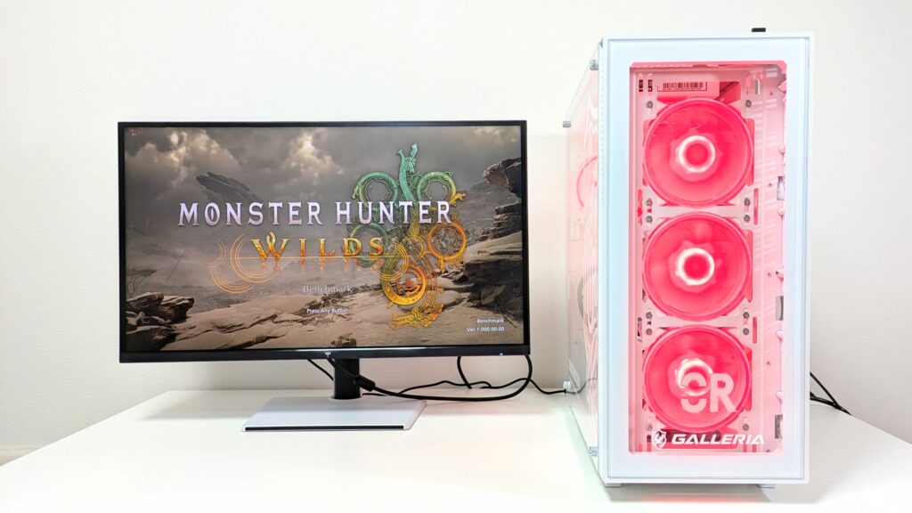 CRコラボPC　モンハンベンチマーク