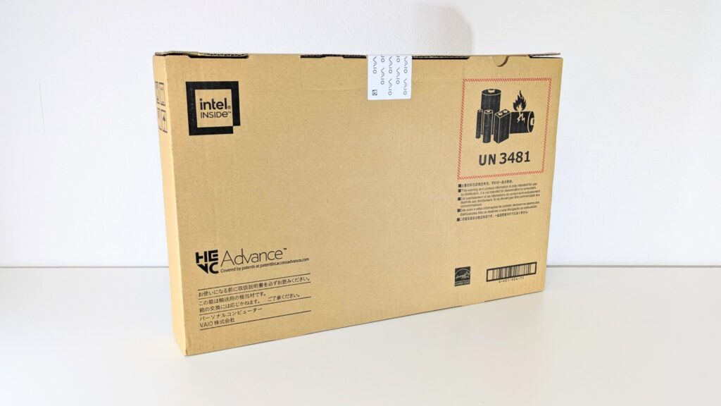 VAIOリユース品　外箱