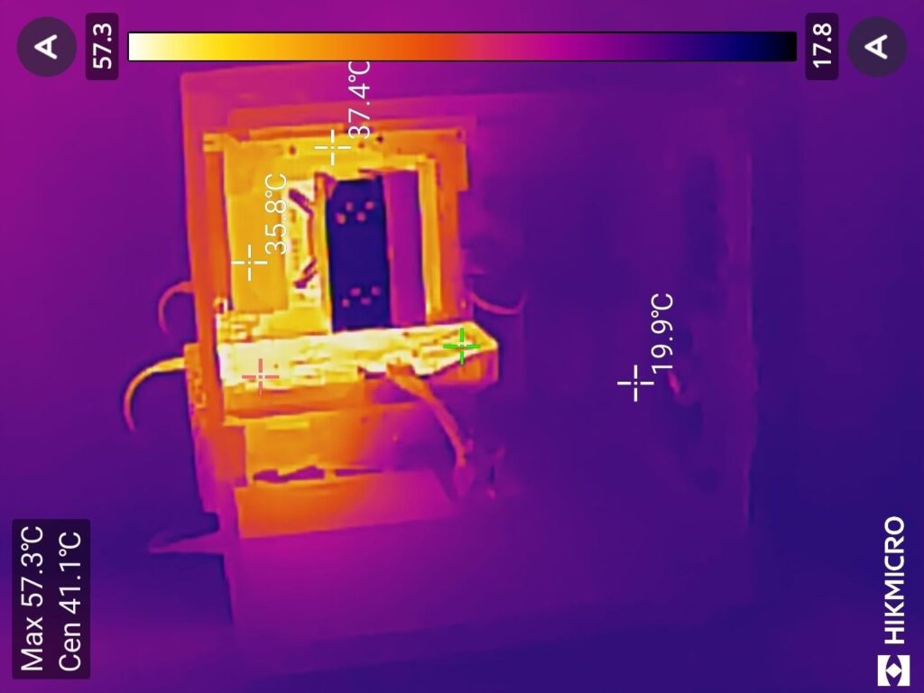 GALLERIA XPC7A-R57-GD　ベンチマーク中の温度