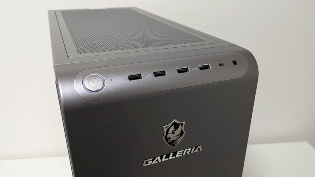 GALLERIA XPC7A-R57-GDのインターフェース