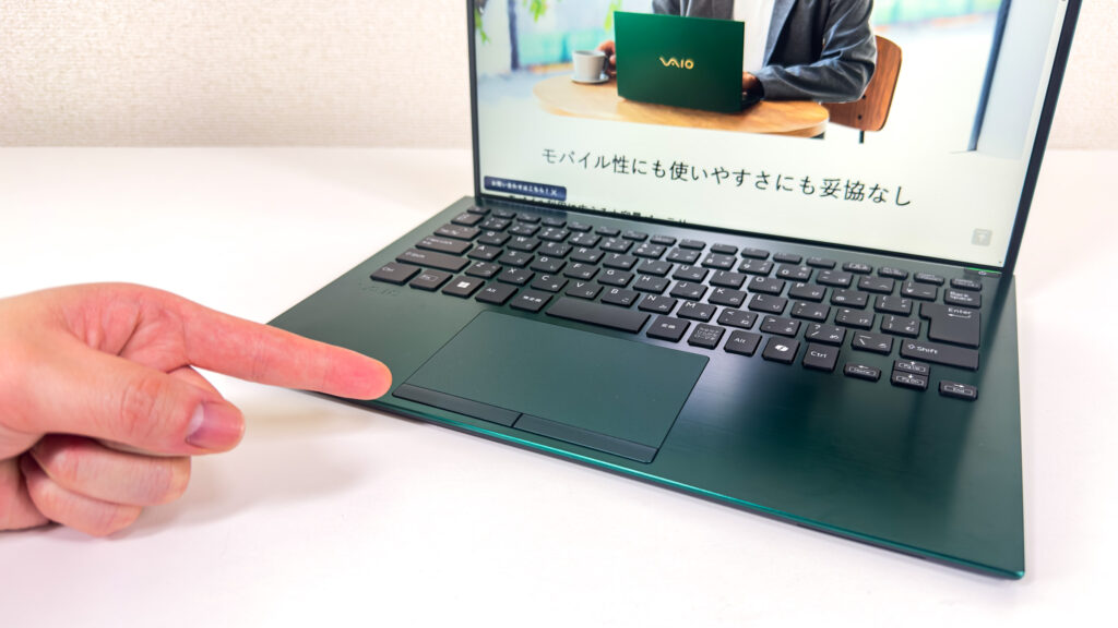 VAIO SX14-R クリックボタン