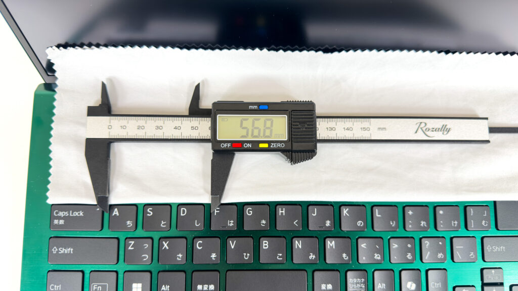 VAIO SX14-R キーピッチ